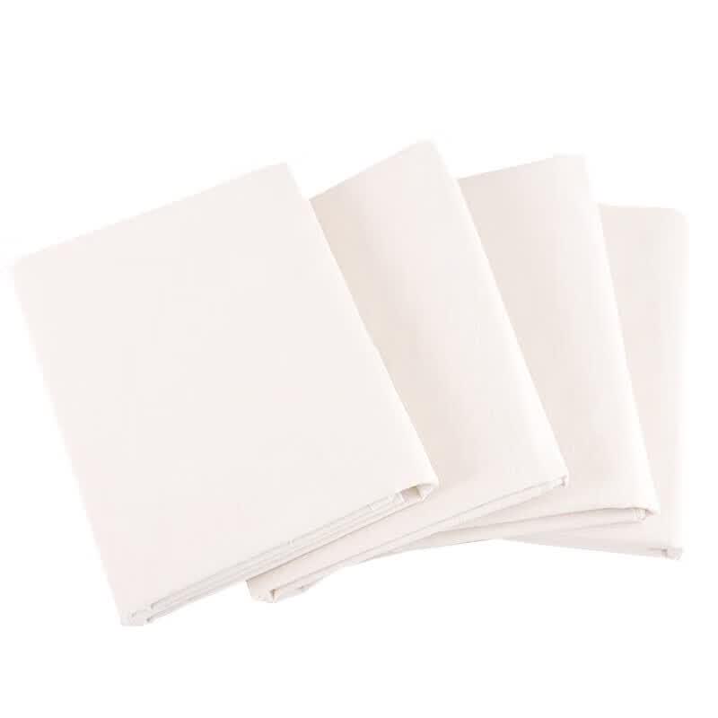 Pure Cotton White Grey Fabric Wiping Cloth
