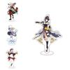 Genshin Impact Acrylic Stand Desktop Decor Featuring Kazuha Venti Klee Hutao Ganyu Paimon For Anime Fans