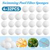 4-32 szt. Gąbki do filtra basenowego Piłeczka usuwająca osad Gąbka chłonąca olej Wanna SPA Narzędzie do czyszczenia szlamu chłonącego olej