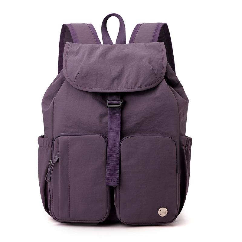 Waterproof Nylon Lightweight Multi-pocket Backpack for Women MR9903