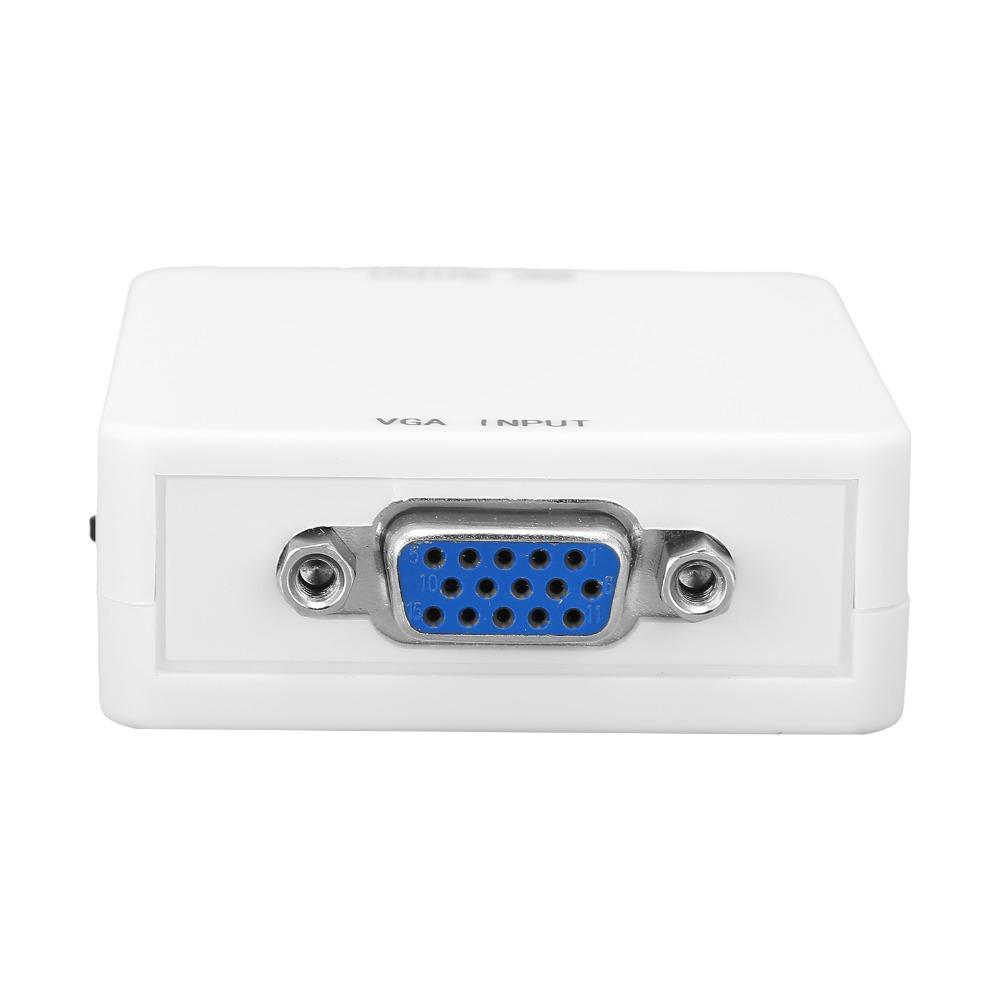 1920 @ 60Hz VGA To BNC Converter Plug and Play PAL/NTSC Format Easy To Use HD Video Adapter TV