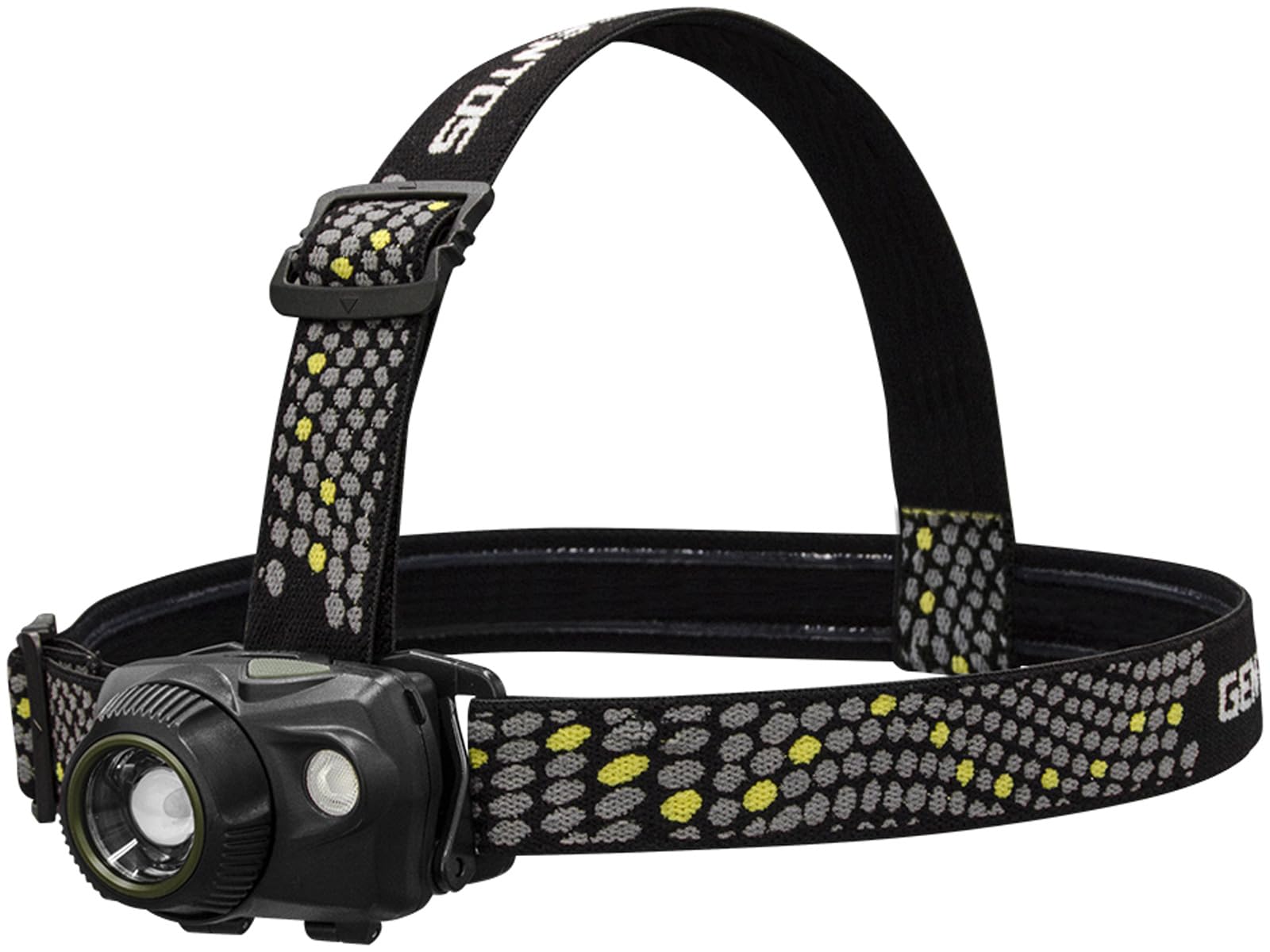 

GENTOS светодиодный налобный фонарь люмены часов практического использования 3 батарейки ААА или специальный аккумулятор Double Star [300 яркость/6 чёрный