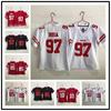 Kids San Francisco 49ers Football Jersey Cotton Blend Uniform Boys Season Sports Wear