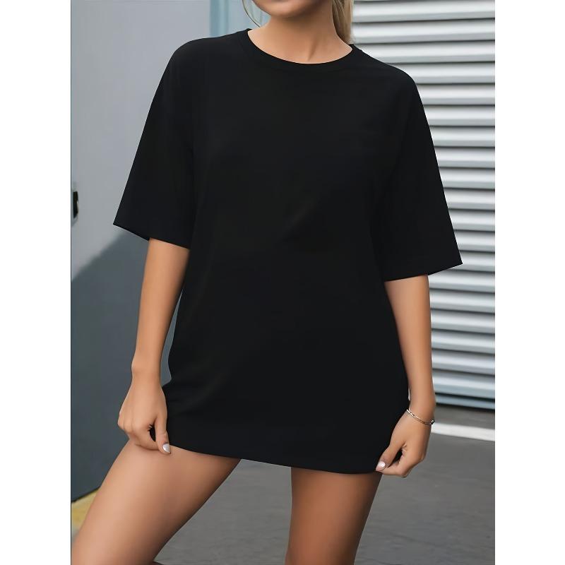 European Size Large Size Butterfly Back Hollow-Out Printed Effect | Artificial, Fashion Short-Sleeved Summer T-Shirt, Slim-Fit