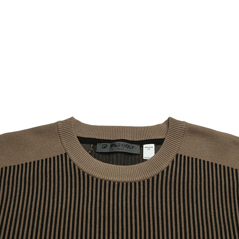 FILA Golf Series Fashion Simple Classic Casual Sports Training Versatile Comfortable Warm Knitted Long Sleeve Sweater Men sweater A11M545403FBN