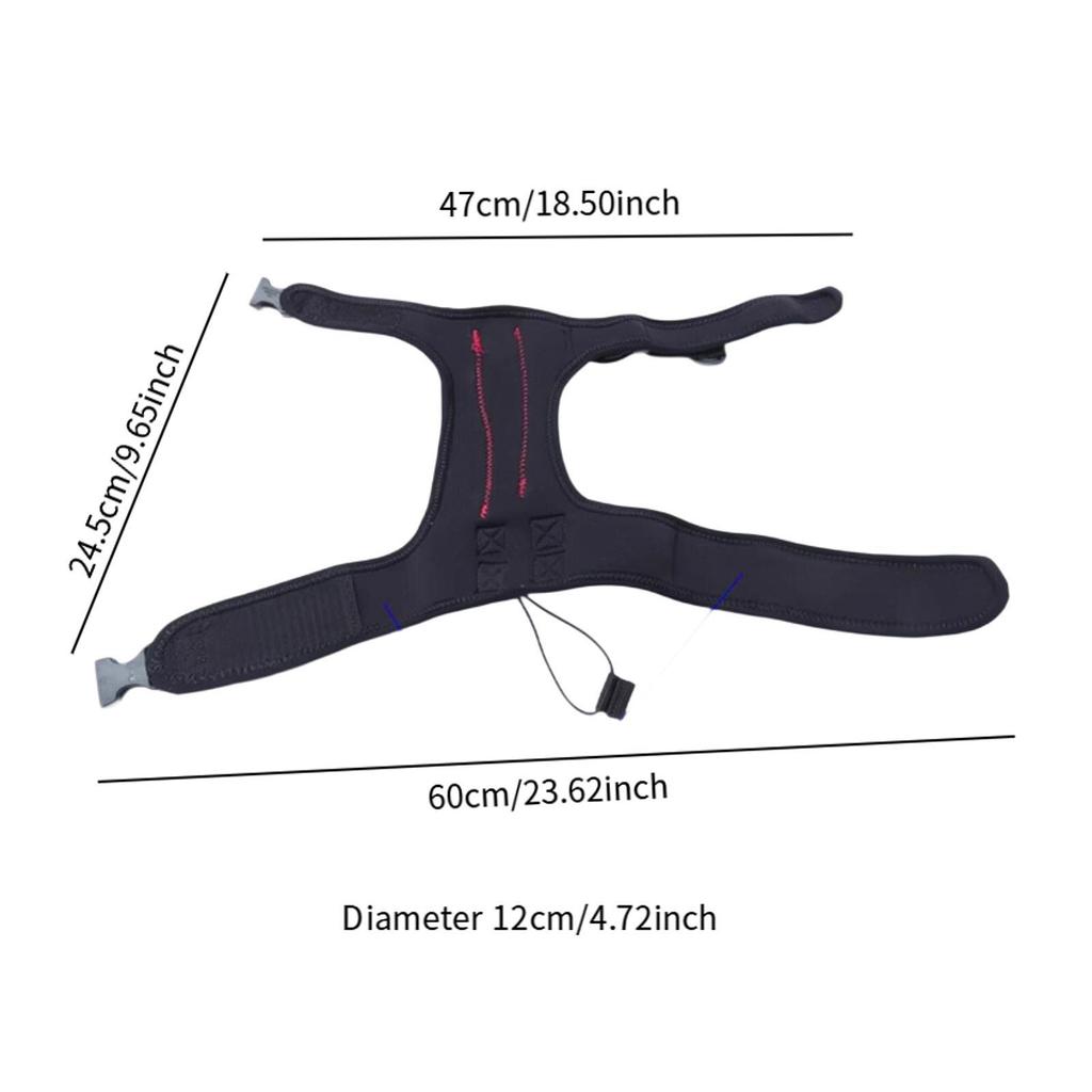 Scuba Diving Leg Knife Holder Adjustable Comfortable Dive Knife Wrap Leg Strap for Swimming Water Sports Camping Spearfishing