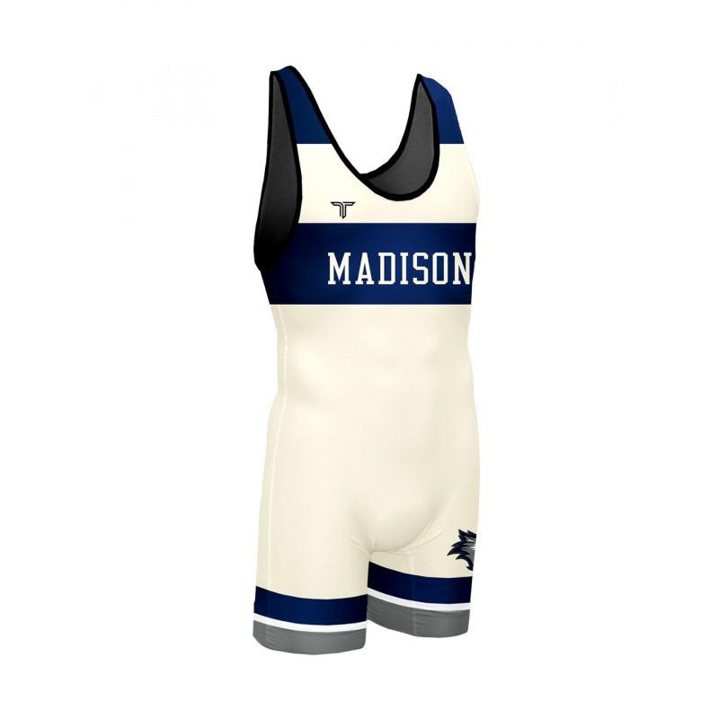 Mens Wrestling Singlet Breathable Workout Suit Weight Lifting Gym Training