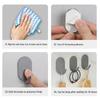 No-Drill Heavy-Duty Adhesive Wall Hooks (10-Pack)