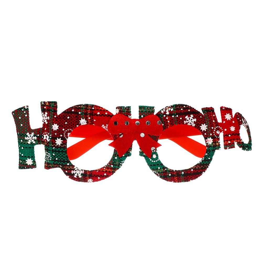Christmas Decorations New Year Photo Prop Santa Claus Glasses Elk Christmas Glasses Frame Xmas Tree