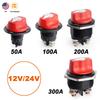 50A 100A 200A 300A DC 12V Car Rally Battery Switch Disconnecter Power Isolator Cut Off Switch Kit For Truck Car Motorcycle Boat