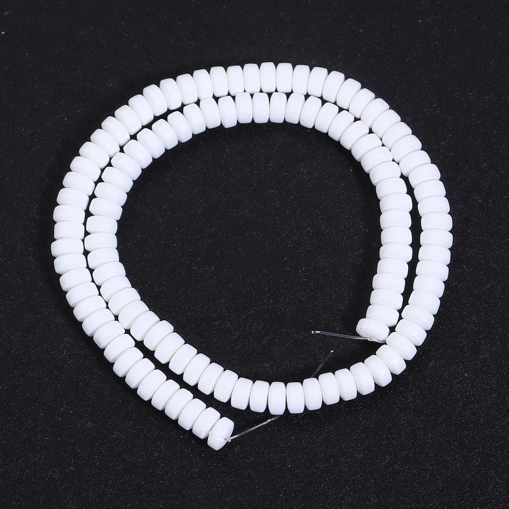 1String Polymer Clay Beads Colorful Loose Spacer Flat Round Beads For DIY Bracelet Necklace Charm Jewelry Accessories Wholesale