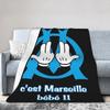 France Rapper Music JUL Blanket Quality Soft Throw Blanket Spring Airplane Travel Home Decor Graphic Bedspread