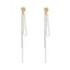 2026 New Super Long Silver Colour Tassel Pendant Earrings For Women's Temperament Accessories Fashion Jewelry Girl’s Earrings