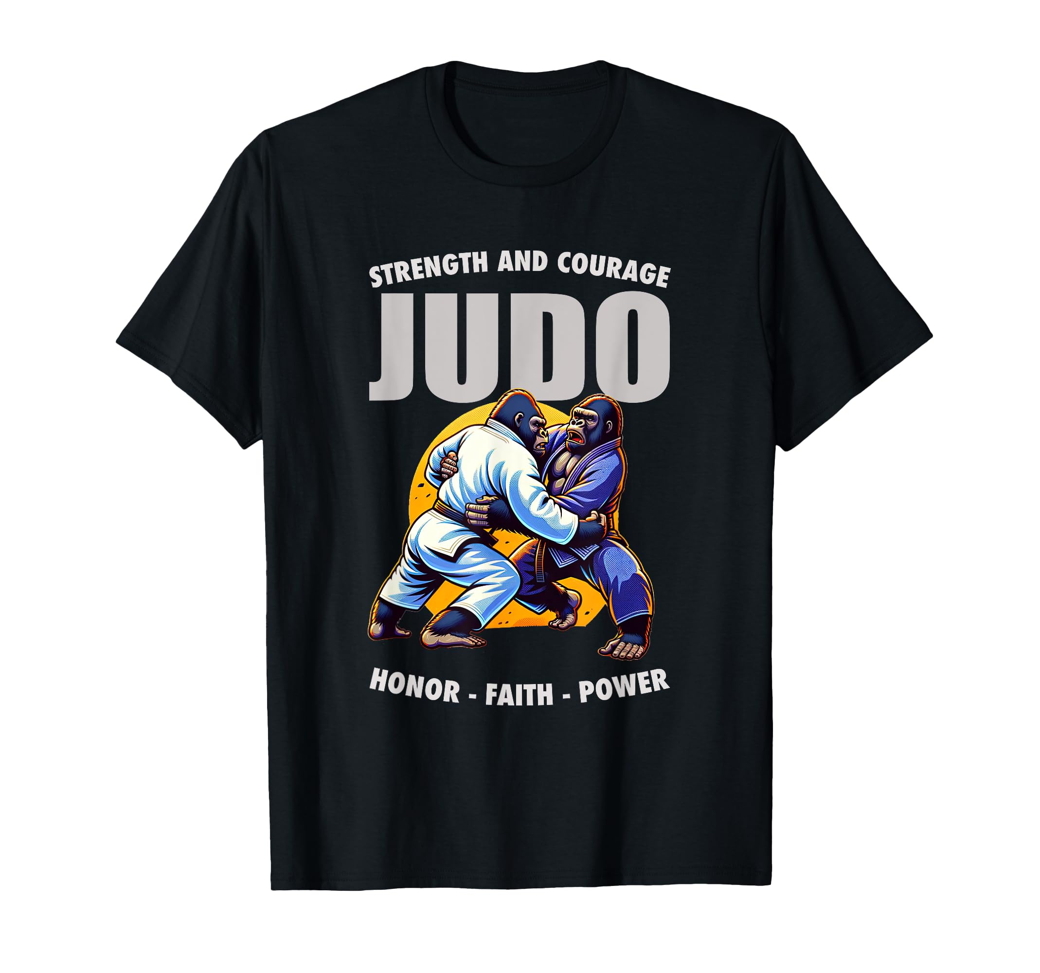 

Japan Judo Gorilla Japanese Grappling - T-Shirt чорний