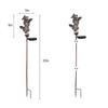 Rain Gauge, Wrought Iron Outdoor Rain Gauge, Garden Rain Gauge With Contro