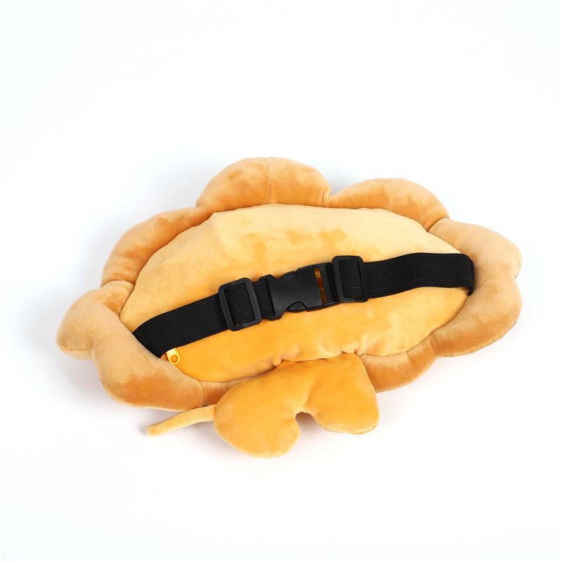 Cartoon Plush Car Tissue Box: Multi-functional Seat Back & Armrest Holder