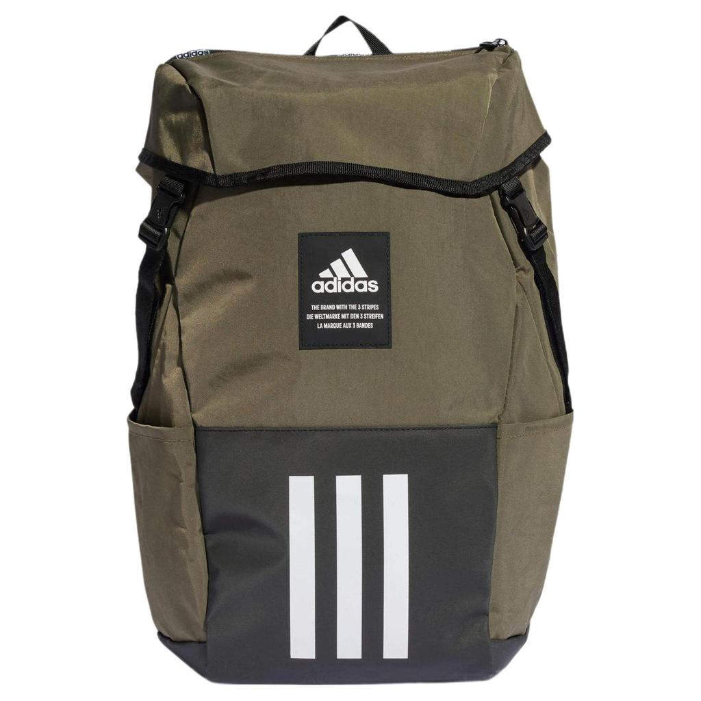 adidas Polyester & Nylon With Textile Backpack Unisex Army Green IL5748