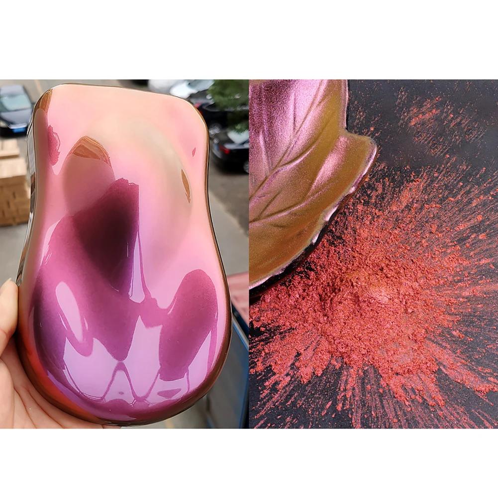 10g Car Chameleon Pigment Powder Pigment pro změnu barvy Dekorace do auta Perleťový pigment Powder Kosmetické oční stíny na nehty