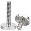 304 Stainless Steel Flat & Round Head Slotted Screws (M2-M10), GB833