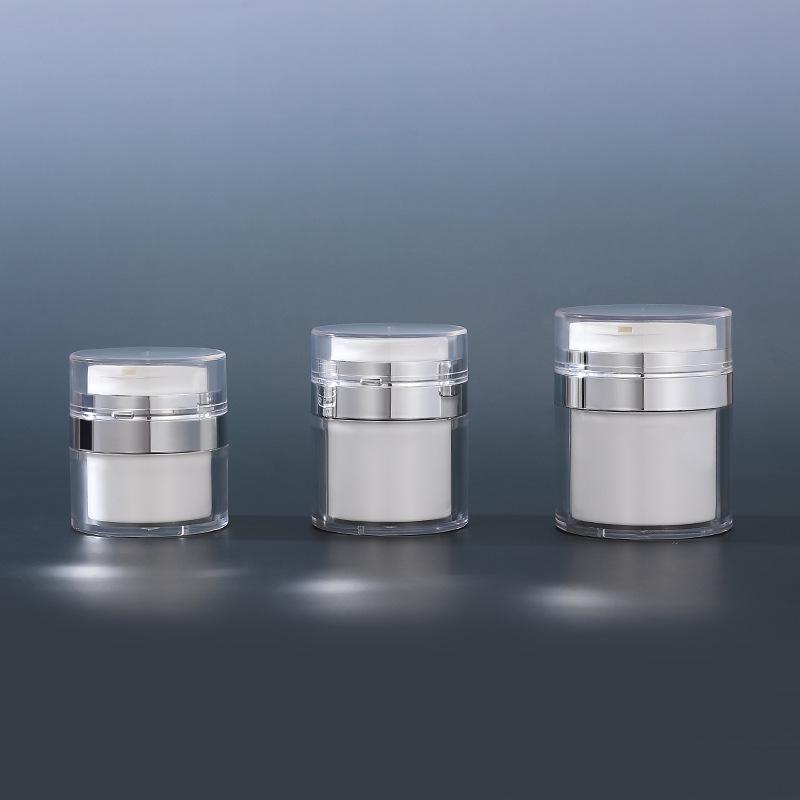 Double-Layer Vacuum Cream Bottle, 15ml/30ml/50ml - Face Cream/Lotion Dispenser