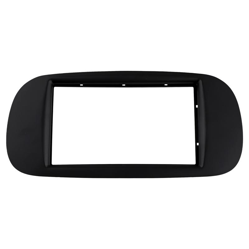 AUTO Car Radio 2 Din Fascia For Fiat 500 2007-2015 DVD Stereo Panel Dashboard Refitting Tallation Frame