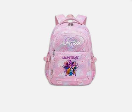 Peripheral printing large-capacity primary and secondary school schoolbags trendy backpacks lightweight and fashionable backpacks