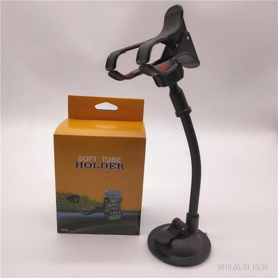 Doppelter Auto-Saugnapf-Telefonhalter mit flexiblem Schlangenschlauch und Lazy Clip