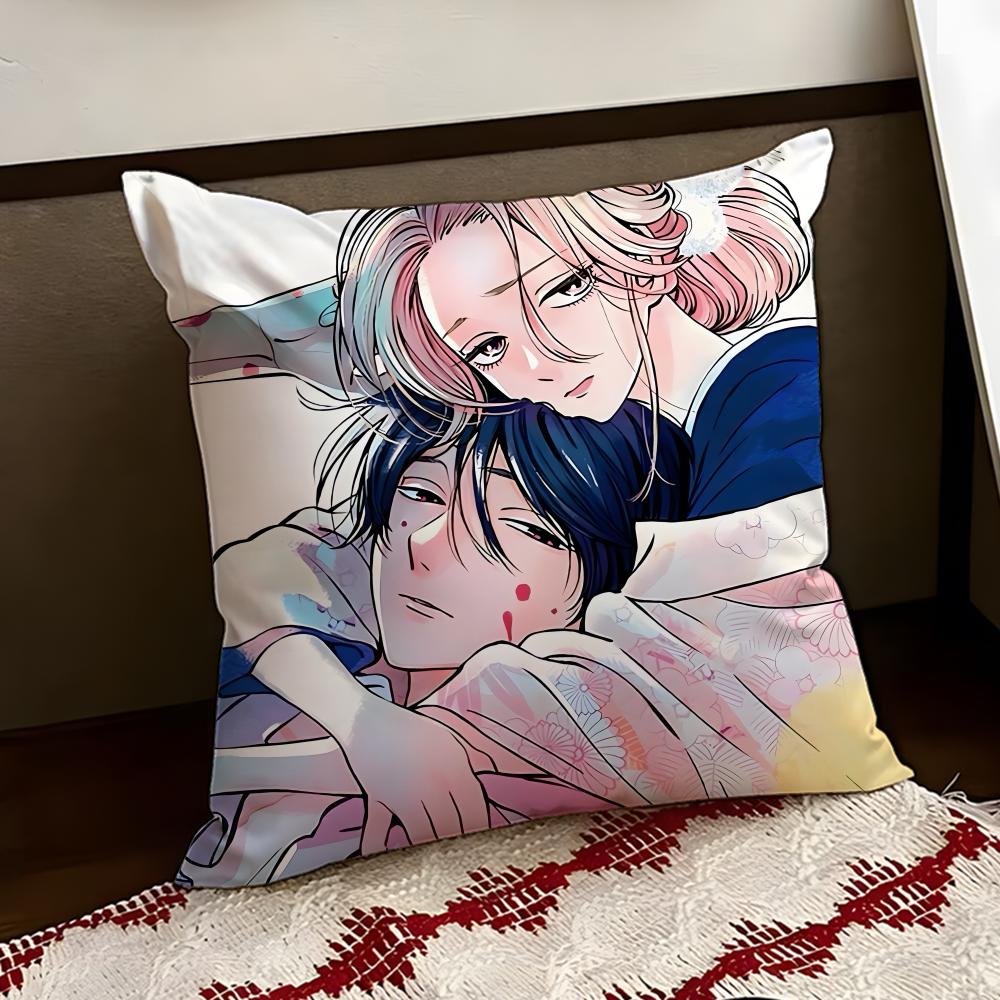 Anime FFirefly Wedding Cushion Cover Reversible Soft Durable Pillow Cover Home Car MultiScene Use for Daily Comfort
