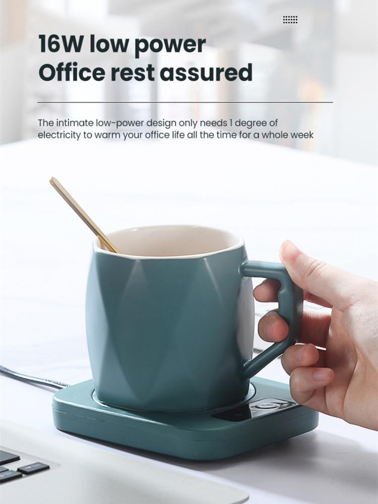 USB Cup Heaters Coffee Mug Cup Warmer Milk Tea Water Heating Pad Cup Heater Warm Mat Constant Temperature Coaster