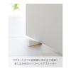 Yamazaki Jitsugyo 10870 Magnetic Silicone Door Stopper White W3.3 X D10.6 X H4cm Tower Indoor Entrance Door Magnetic Storage