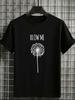 Men's Plus Size Dandelion Graphic T-Shirt Funny Casual Wear For Men And Women