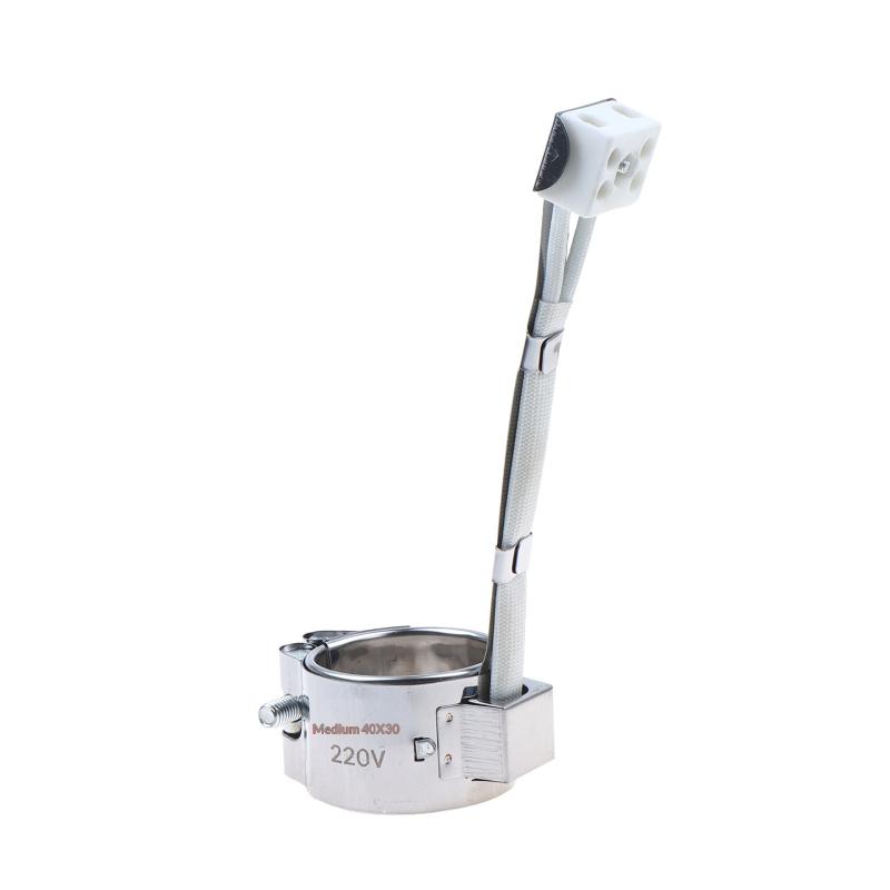 220В Нержавеющая сталь Ленточный нагреватель для литьевых машин Керамический нагревательный элемент Высокотемпературная стойкость для промышленного использования