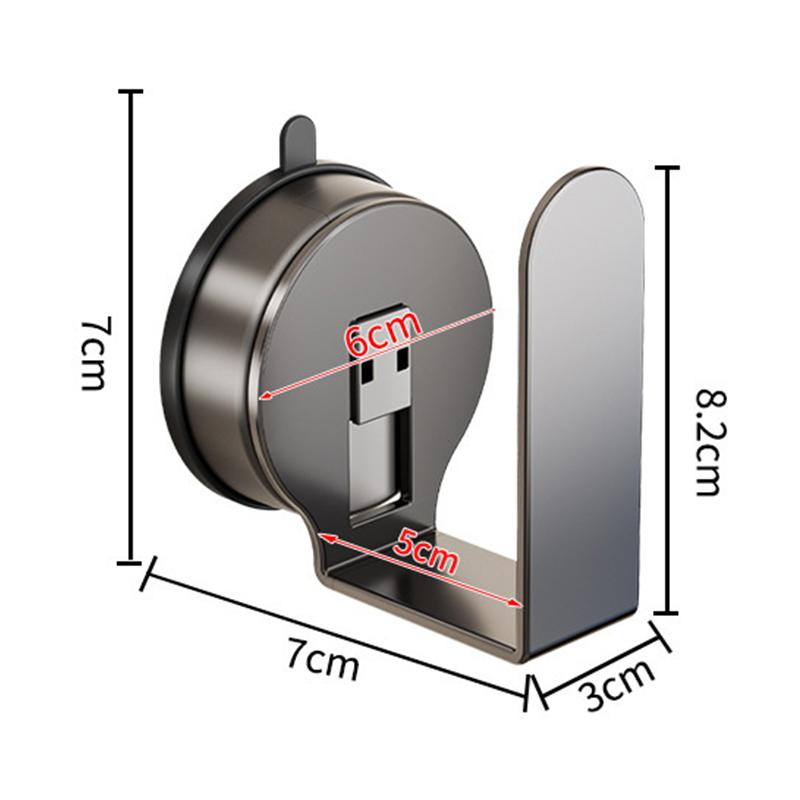 Punch-Free Wall-Mounted Chopping Board Storage Rack Kitchen Wall Drain Rack Multi-Purpose Strong Hook Suction Cup Pot Lid Rack