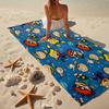 Rugrats In Paris Fashion Beach Towel: Ideal for Summer Adventures Soft, Absorbent and Quick Drying Suitable for Swimming and Bathing