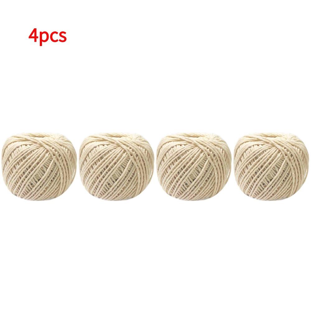 Cooking Tools Butcher's Cotton Twine Meat Prep Trussing Turkey Barbecue Strings Meat Sausage Tie Rope Meat Prep Trussing 4