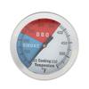 Stainless Steel BBQ Thermometer 100-550 Fahrenheit  Round Hood Temperature for Barbecue Oven Grill