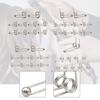 10 Pieces Double Return Torsion Spring Carbon Steel Replacement for Curling Iron