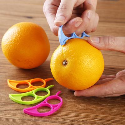 6-teiliges/Set Frucht-Orangenschäler Kreativer Multifunktionaler Zitronen-Orangenschneider Fruchtentkerner Einfacher Öffner Küchenhelfer Werkzeug