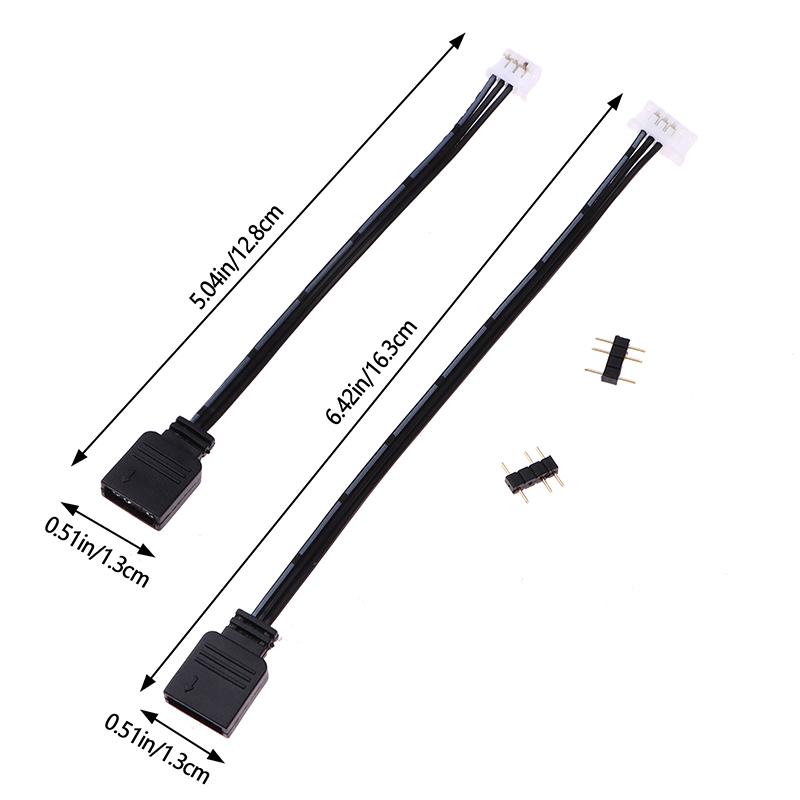 Fan Controller 5V 3 Pin To 6Pin 4Pin Transfer Adapter Cable 5V Argb 3P To 4P 6P Controller Adapter Cable