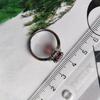 Серебряное кольцо с искусственным гранатом nano, вес изделия 2,45 гр (60002422)