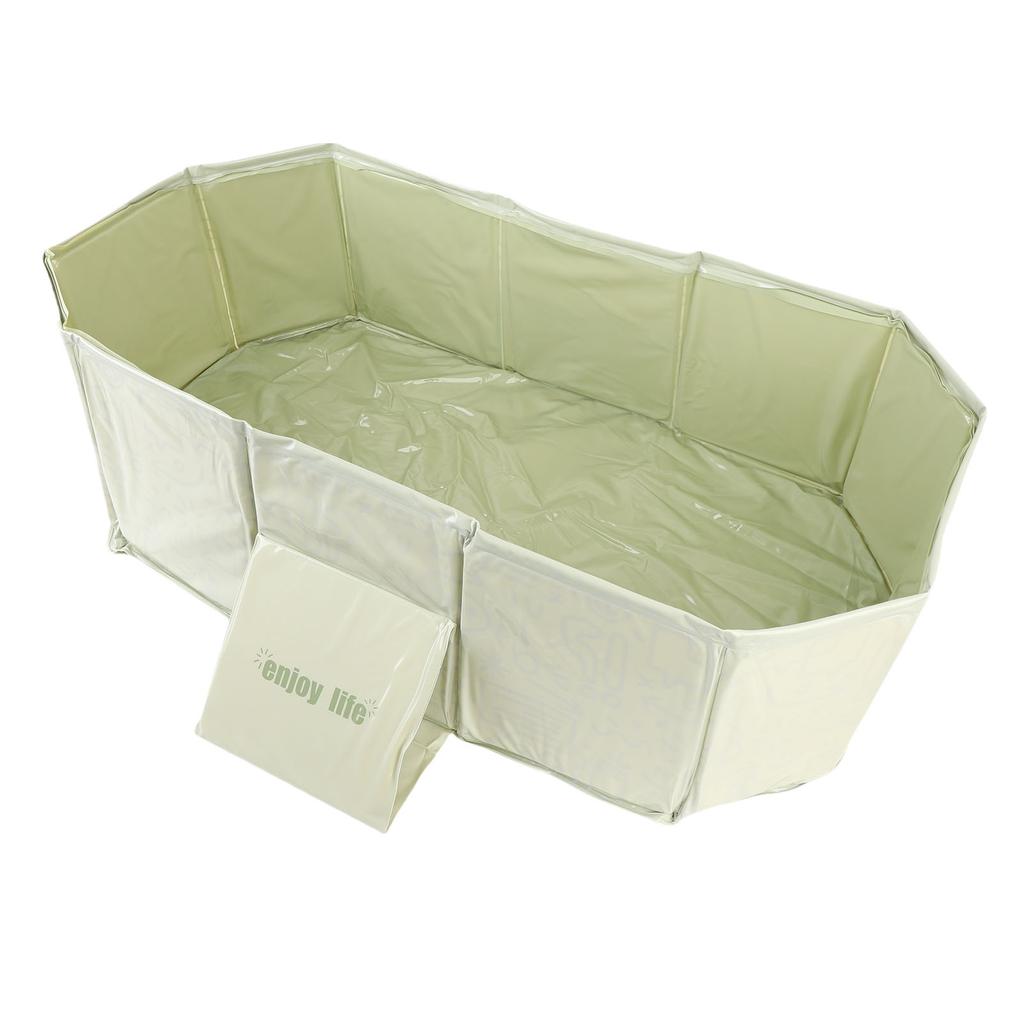 Faltbare Badewanne für Kinder Groß Tragbare Baby Faltbare Badeewanne mit Ablaufstopfen Einfache Reinigung