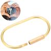 6 Pack Oval Key Ring Holder Brass Carabiner Key Organizer Screw Lock Keychain  Everyday Carry