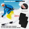 2x Snowboard Sports Padded Cuttable Ski Shin Guards Protector Pad