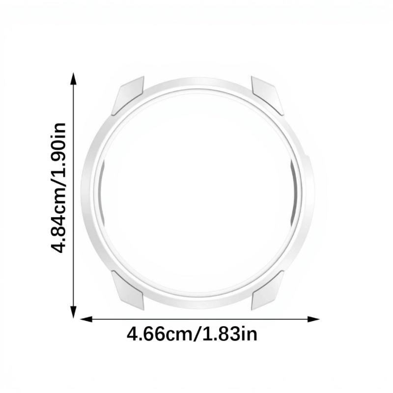 Custodia per Orologio PC Semi-Chiusa Resistente agli Urti in Materiale PC Design Leggero Mantiene la Sensibilità al Tocco Installazione Facile