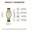 Watch Women's Watch Waterproof Simple Temperament Quartz Watch Ladies Wrist Watch Women