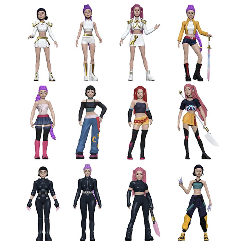 12 Stück Anime Kpop Dämonenjäger Actionfigur Spielzeug Derpys Tiger Ranimeumi Mira Zoey Sussy Figur Puppe für Fans Weihnachtsgeschenk