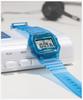 TIMEX T80 Translucent Quartz Watch TW2Y34100 TW2Y34200 TW2Y36400 Skeleton Digital Watch 30m Water Resistant Date Display Chronograph Alarm (Blue)