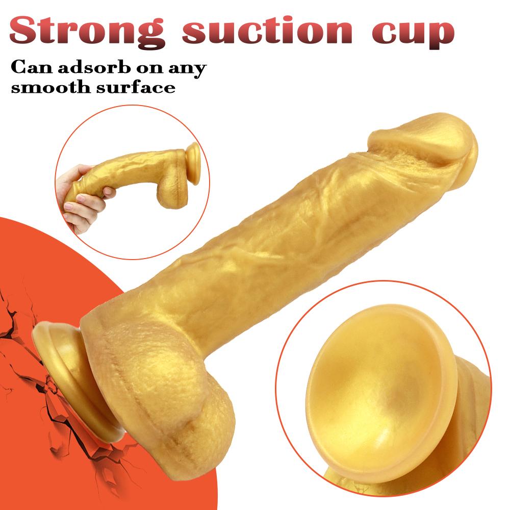 Oversized Dildo Realistic Huge Penis Giant Phallus Long Soft Silicone Suction Cup Anal Sex Toys for Women Vagina Masturbator