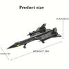 183PCS  Military SR-71 Blackbird Scout Small Tech Blocks, Collectible Block Toys for Halloween, Christmas Gifts