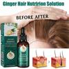Ginger hair care essential oil makes hair soft and shiny, nourishing essential